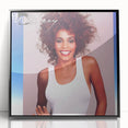 Whitney Houston Retro Wall Art – Vintage Pop Album Cover Print