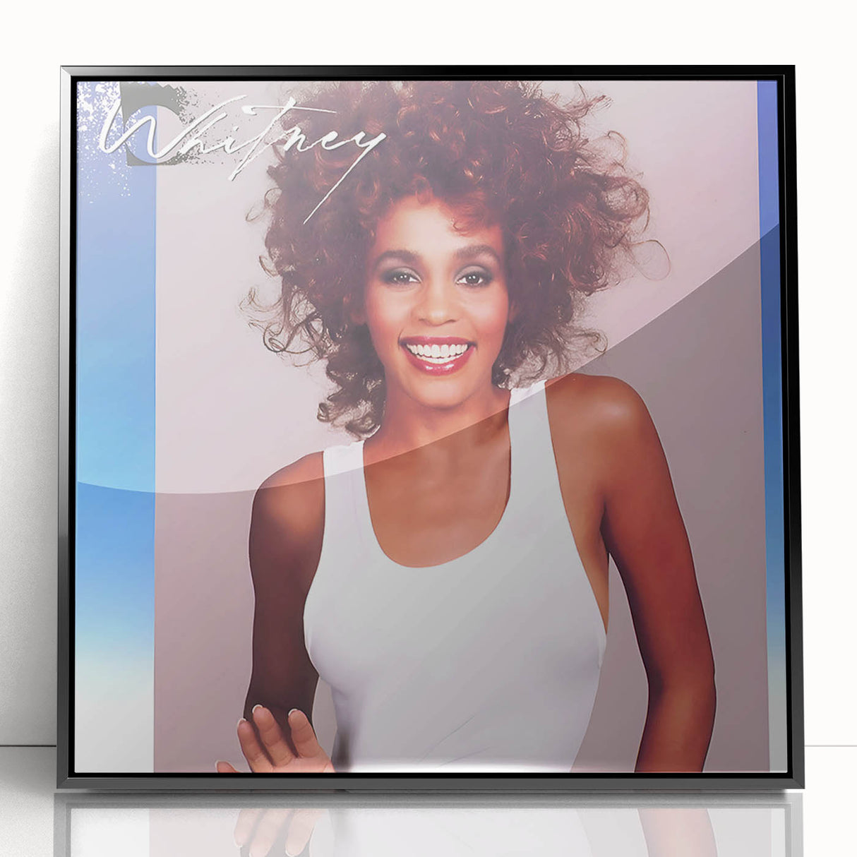Whitney Houston Retro Wall Art – Vintage Pop Album Cover Print