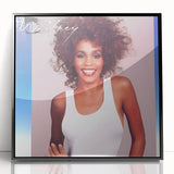 Whitney Houston Retro Wall Art – Vintage Pop Album Cover Print