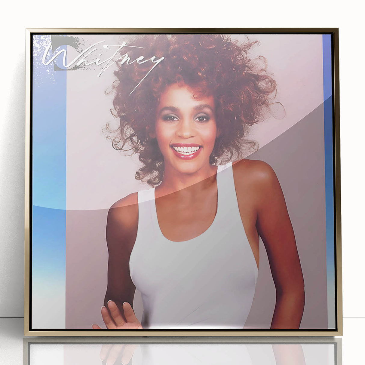 Whitney Houston Retro Wall Art – Vintage Pop Album Cover Print