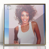 Whitney Houston Retro Wall Art – Vintage Pop Album Cover Print
