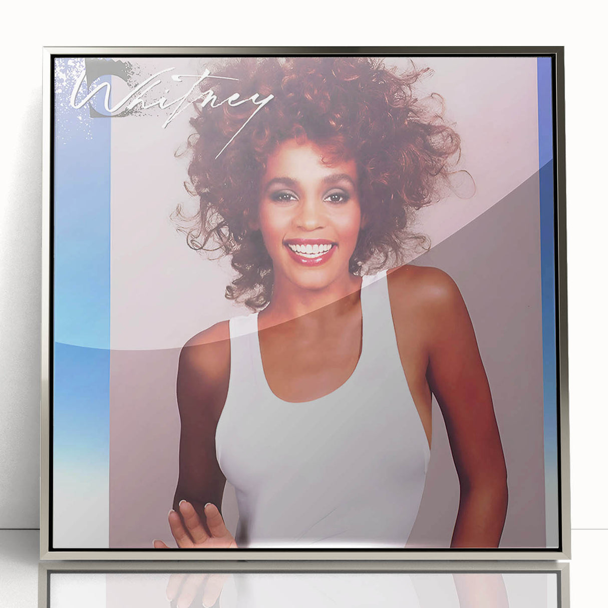 Whitney Houston Retro Wall Art – Vintage Pop Album Cover Print