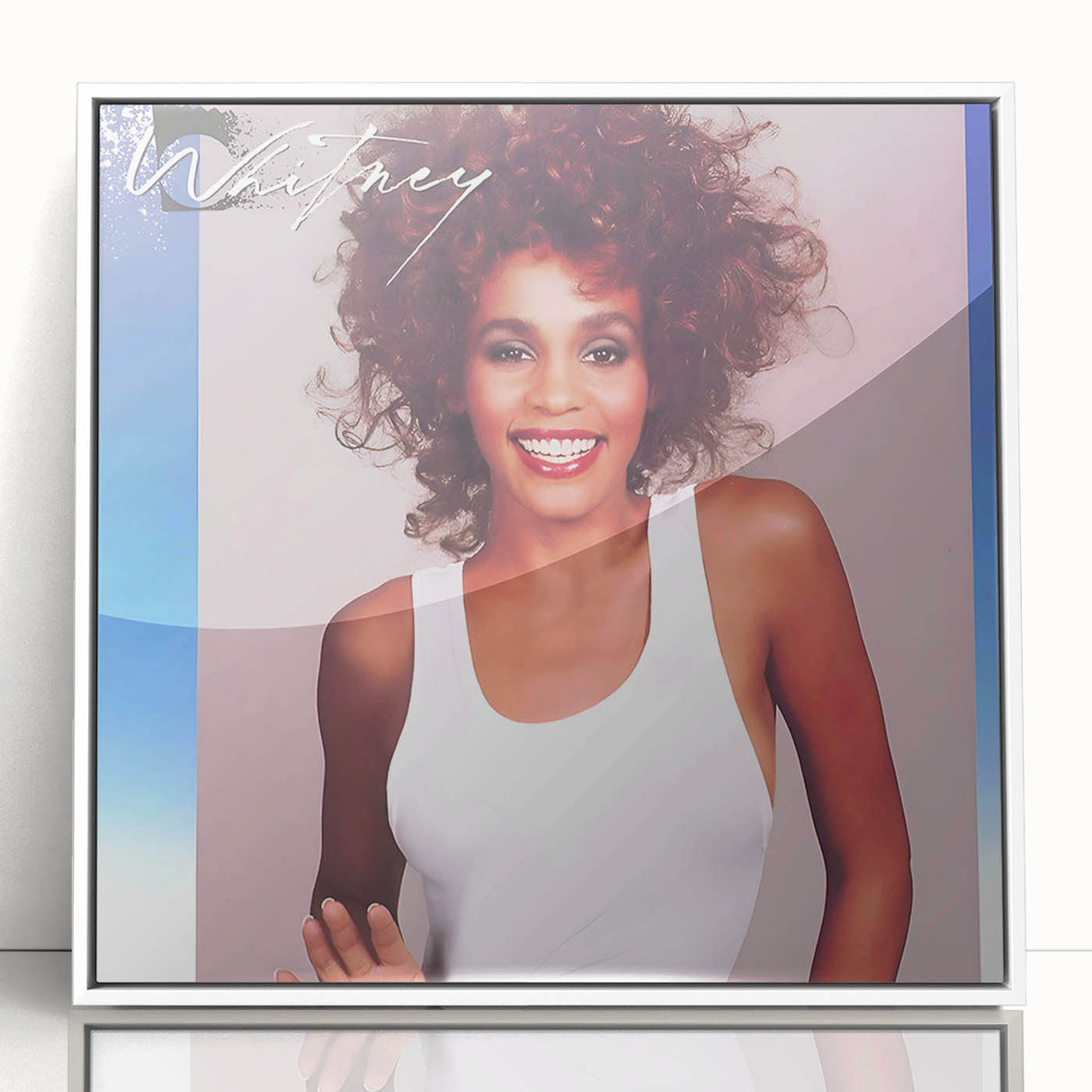 Whitney Houston Retro Wall Art – Vintage Pop Album Cover Print