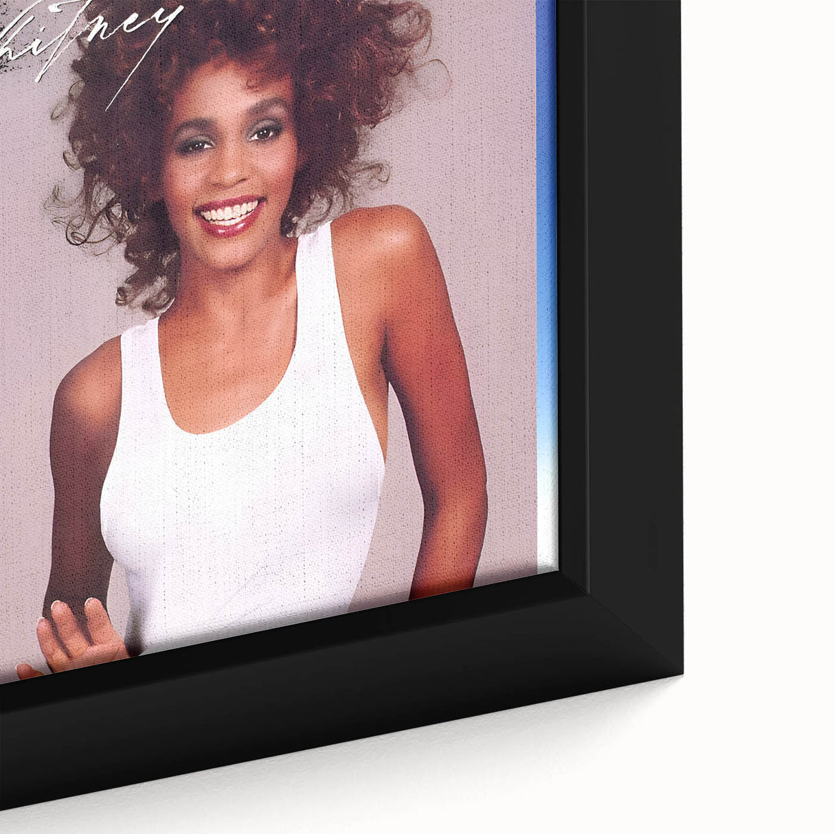 Whitney Houston Retro Wall Art – Vintage Pop Album Cover Print