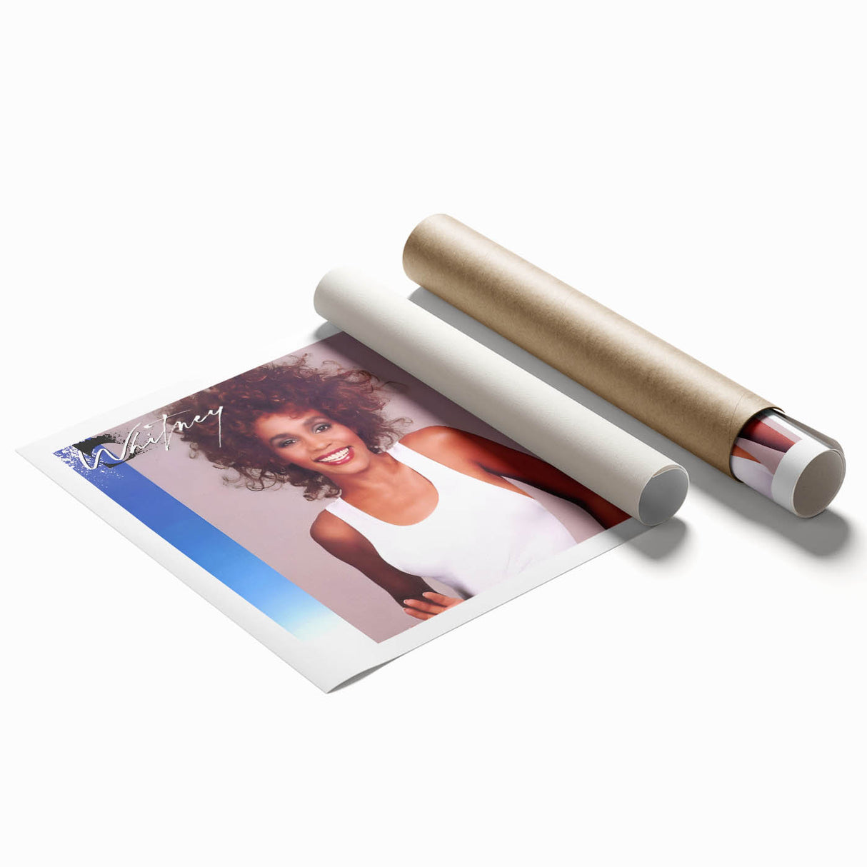 Whitney Houston Retro Wall Art – Vintage Pop Album Cover Print