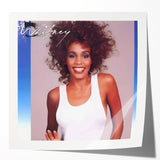 Whitney Houston Retro Wall Art – Vintage Pop Album Cover Print