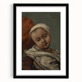 Head of Baby (Tête d'enfant) Realism Art Print - Courbet Classic Portrait