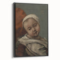 Head of Baby (Tête d'enfant) Realism Art Print - Courbet Classic Portrait