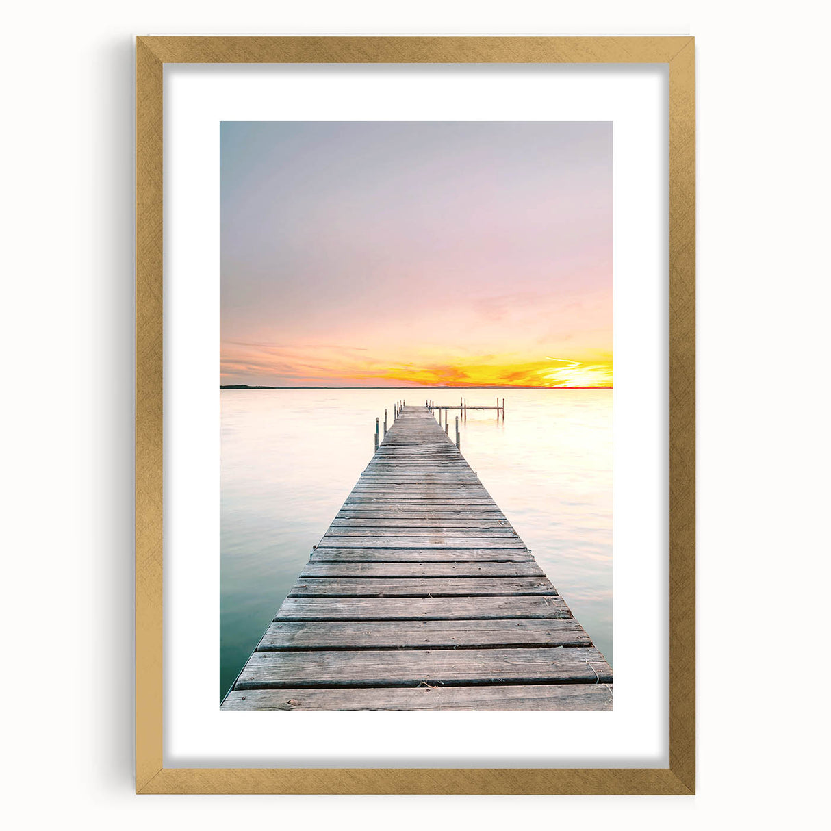 Extra large abstract art print with textured design in vibrant colors on a gold-framed canvas, ideal for living room decor.
