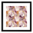 Abstract strokes wall art framed in black, showcasing bold colors and dynamic shapes, perfect for modern home decor. Ideal for adding artistic flair to any space.