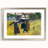 Modern Wall Art – Abstract Modern Art of Breton Girls Dancing