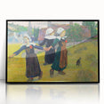 Modern Wall Art – Abstract Modern Art of Breton Girls Dancing
