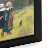 Modern Wall Art – Abstract Modern Art of Breton Girls Dancing