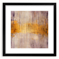 Abstract strokes wall art featuring a sleek black frame with matting, showcasing vibrant colors and dynamic patterns, perfect for modern home decor.