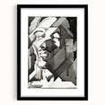 Modern Wall Art - Reijer Stolk’s Abstract Self-Portrait Print
