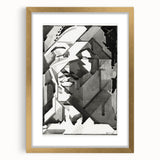 Modern Wall Art - Reijer Stolk’s Abstract Self-Portrait Print