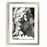 Modern Wall Art - Reijer Stolk’s Abstract Self-Portrait Print