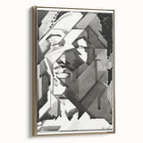 Modern Wall Art - Reijer Stolk’s Abstract Self-Portrait Print