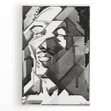 Modern Wall Art - Reijer Stolk’s Abstract Self-Portrait Print