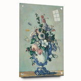 Modern Wall Art - Paul Cézanne’s Flowers in a Rococo Vase Print