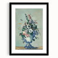 Modern Wall Art - Paul Cézanne’s Flowers in a Rococo Vase Print