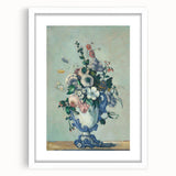 Modern Wall Art - Paul Cézanne’s Flowers in a Rococo Vase Print