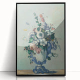 Modern Wall Art - Paul Cézanne’s Flowers in a Rococo Vase Print