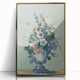 Modern Wall Art - Paul Cézanne’s Flowers in a Rococo Vase Print