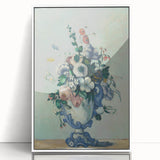Modern Wall Art - Paul Cézanne’s Flowers in a Rococo Vase Print
