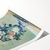 Modern Wall Art - Paul Cézanne’s Flowers in a Rococo Vase Print