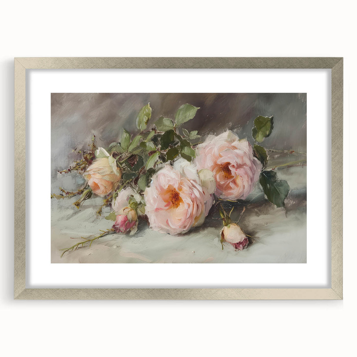 Elegant Floral Living Room Wall Art - Modern Canvas & Framed Prints