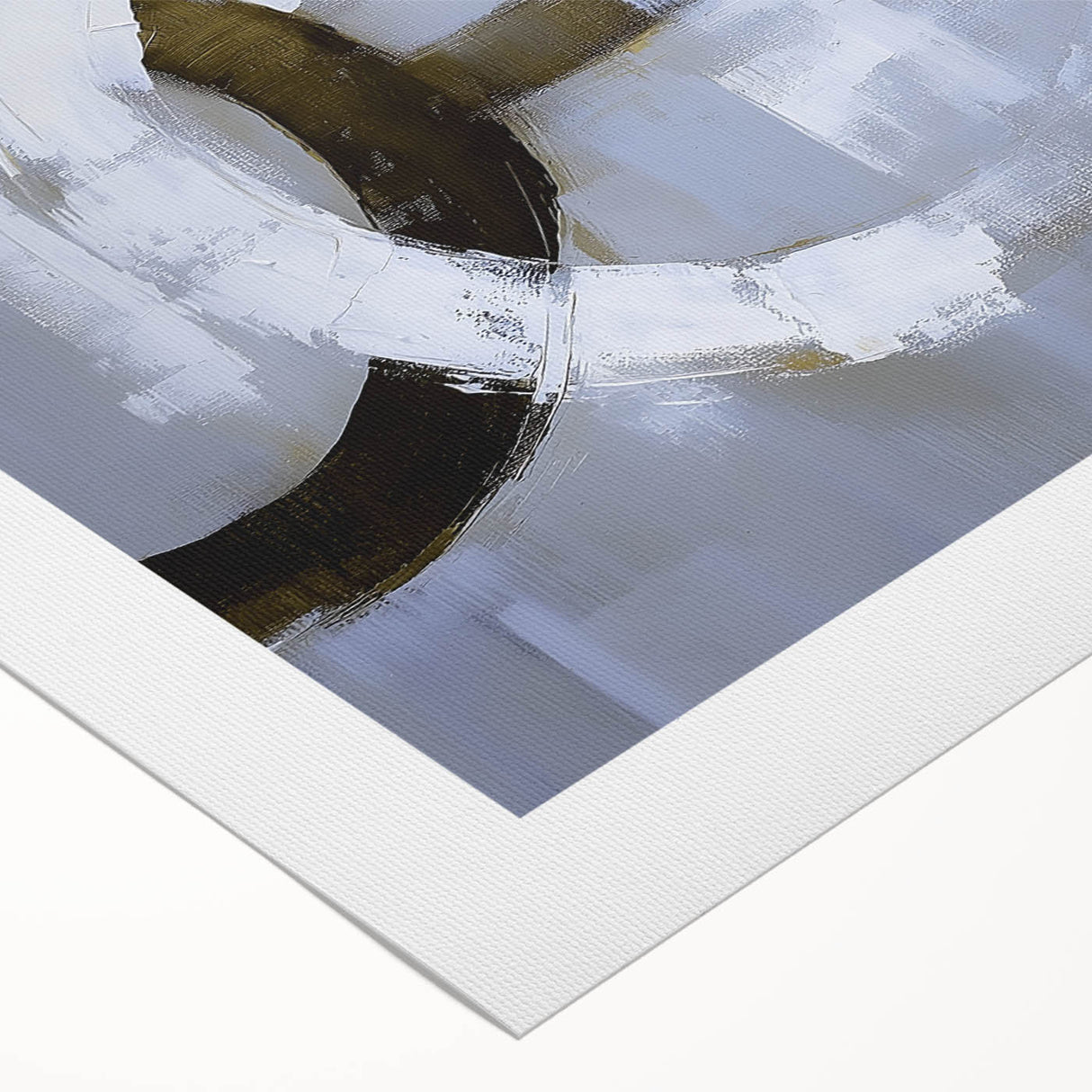 Abstract geometric rolled canvas artwork showcasing vibrant colors and intricate shapes, perfect for modern home decor. Packaged securely in a durable cardboard tube for safe delivery.