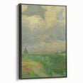 Impressionist Landscape Art: Lajos Csordák's Cloudy Sky Print