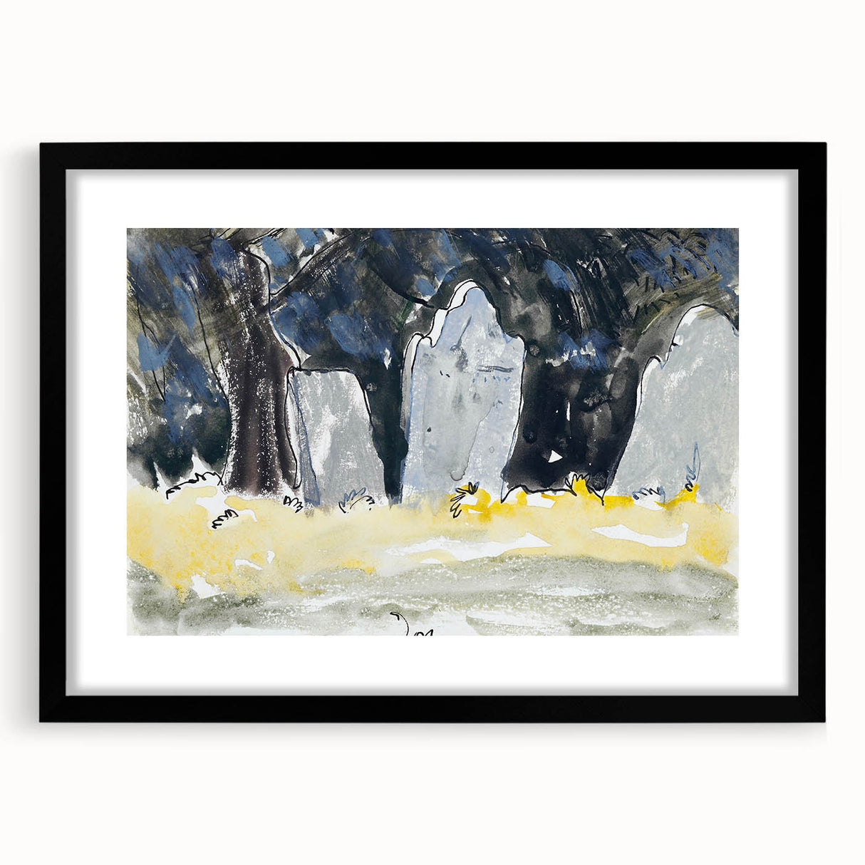 Modern Wall Art - Old Tombstones by Arthur Dove - Contemporary Decor