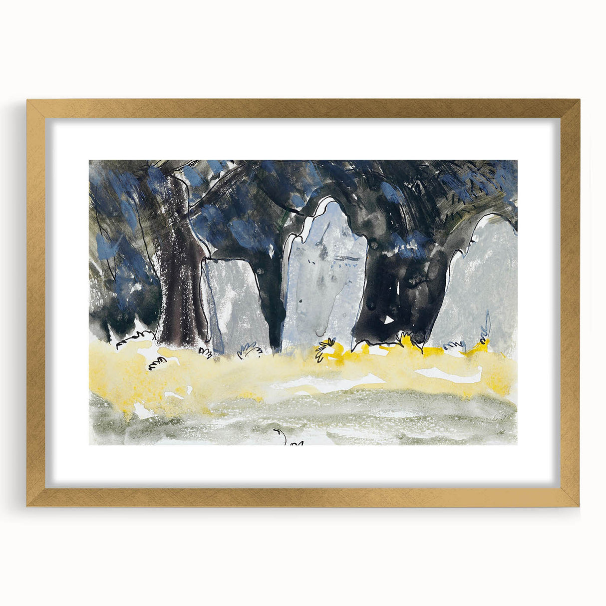 Modern Wall Art - Old Tombstones by Arthur Dove - Contemporary Decor