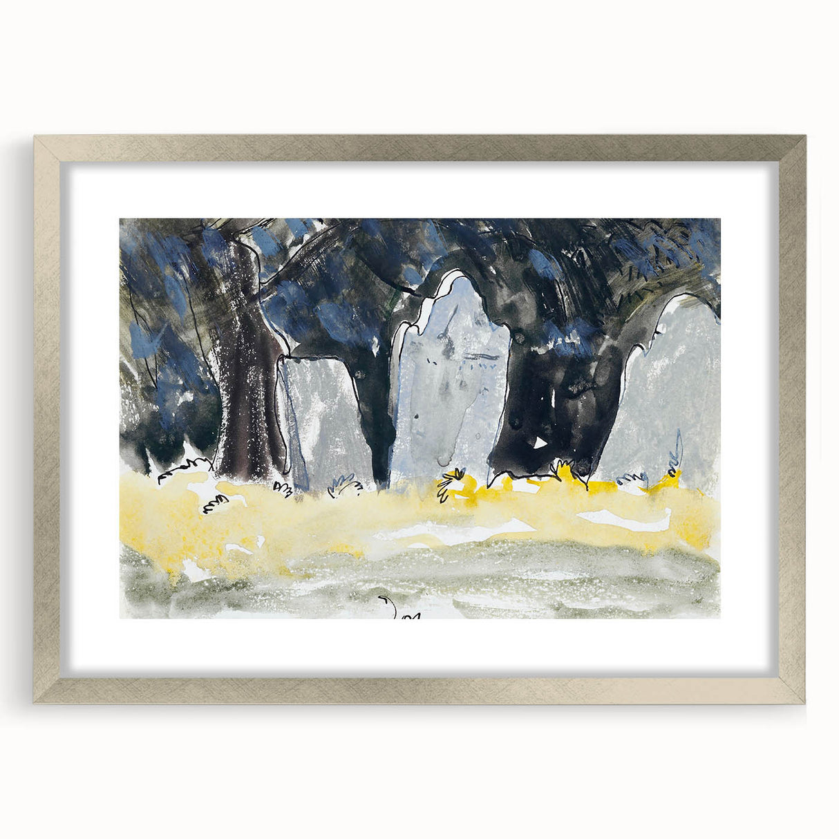 Modern Wall Art - Old Tombstones by Arthur Dove - Contemporary Decor