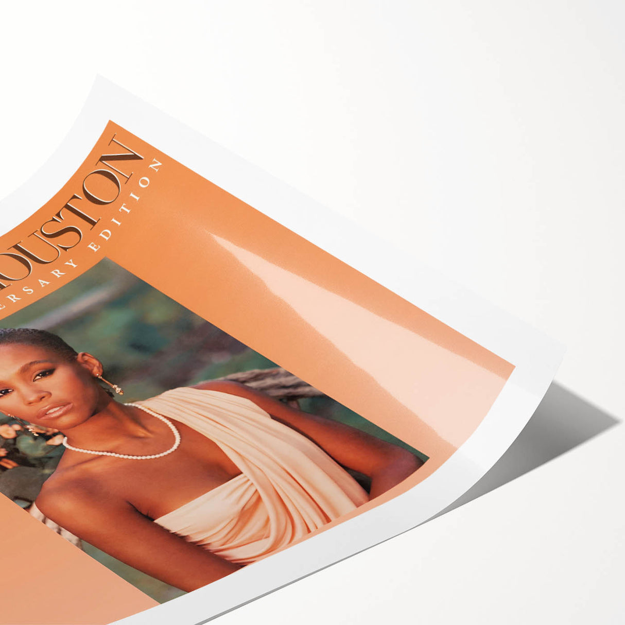 Whitney Houston Retro Wall Art – Vintage Album Cover Print
