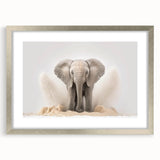 Adorable Baby Elephant Wall Art - Perfect for Kids Room Decor
