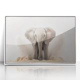 Adorable Baby Elephant Wall Art - Perfect for Kids Room Decor