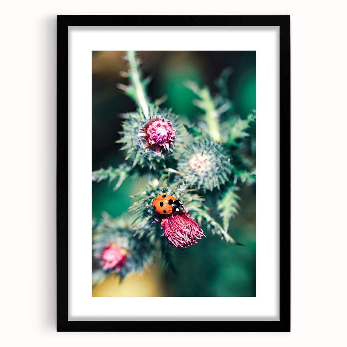 Abstract art print featuring colorful, textured brush strokes on a large canvas, ideal for living room decor.