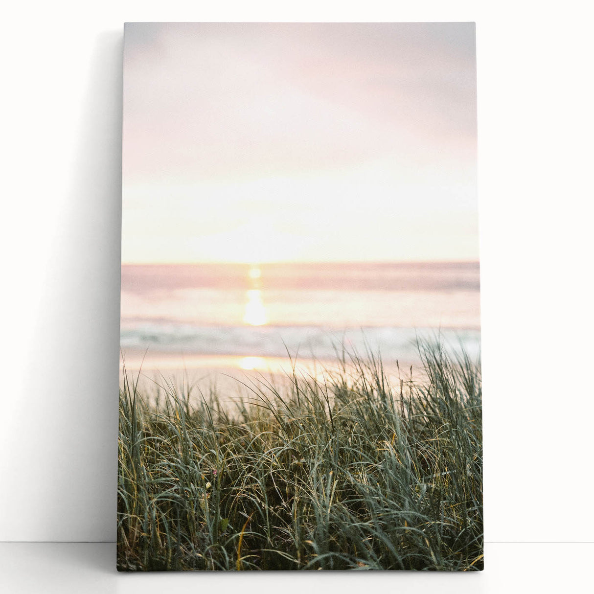 Black and white abstract design on large stretched canvas, ideal for kitchen wall art or bedroom ambiance.