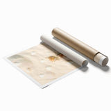 Extra large floral art on rolled canvas, featuring soft pastel shades.