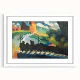 Modern Wall Art – Abstract Modern Railroad at Murnau