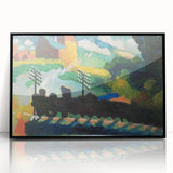 Modern Wall Art – Abstract Modern Railroad at Murnau