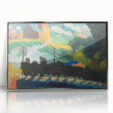 Modern Wall Art – Abstract Modern Railroad at Murnau
