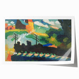 Modern Wall Art – Abstract Modern Railroad at Murnau