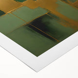 Abstract strokes wall art on rolled canvas, showcasing vibrant colors and dynamic shapes, ideal for modern decor. Packaged securely in a cardboard tube for safe delivery.