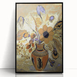 Modern Wall Art - Odilon Redon’s Etruscan Vase with Flowers Print