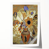 Modern Wall Art - Odilon Redon’s Etruscan Vase with Flowers Print
