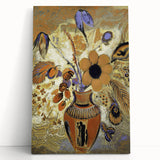 Modern Wall Art - Odilon Redon’s Etruscan Vase with Flowers Print